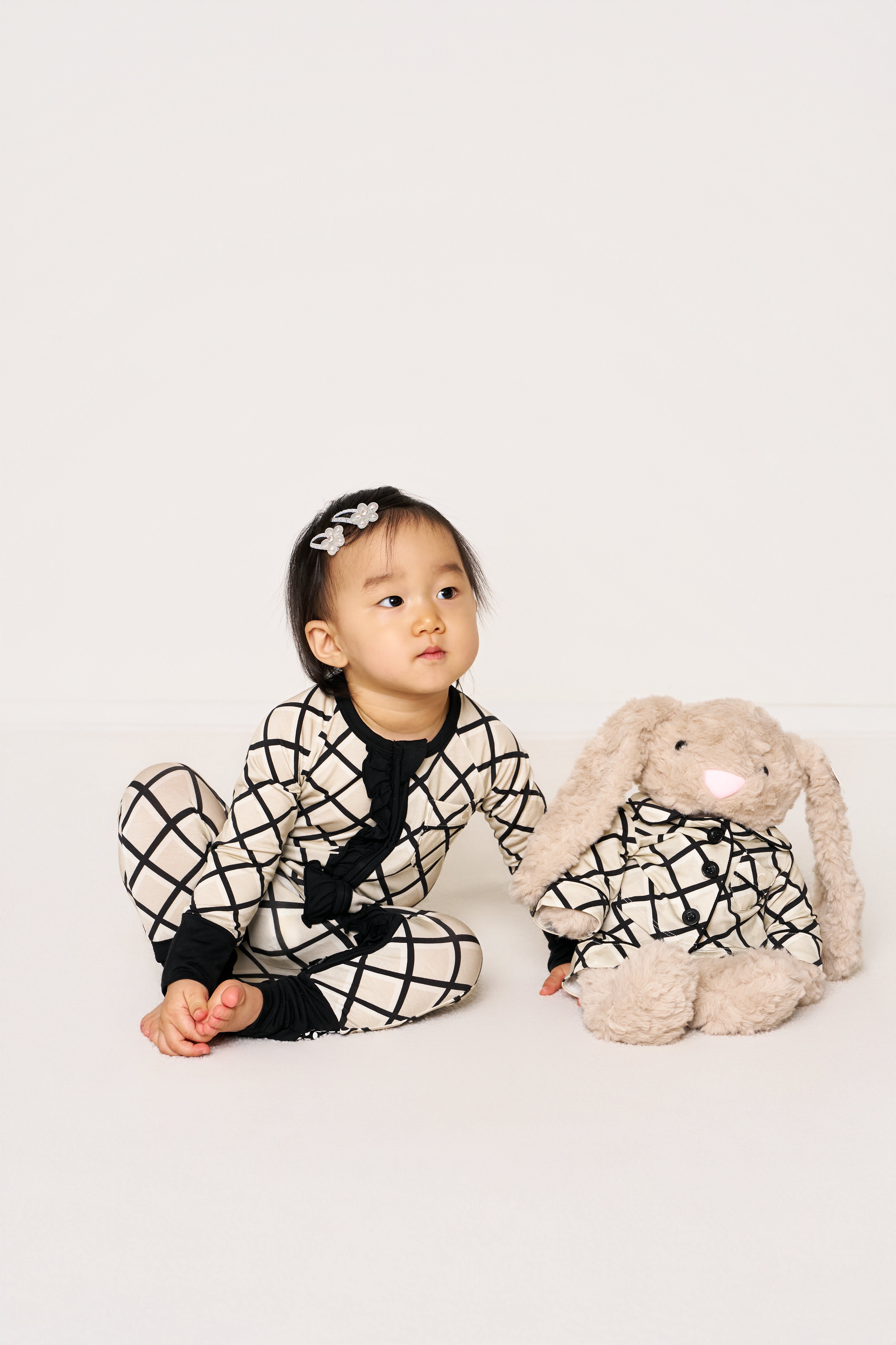 Zipper Romper with Ruffles