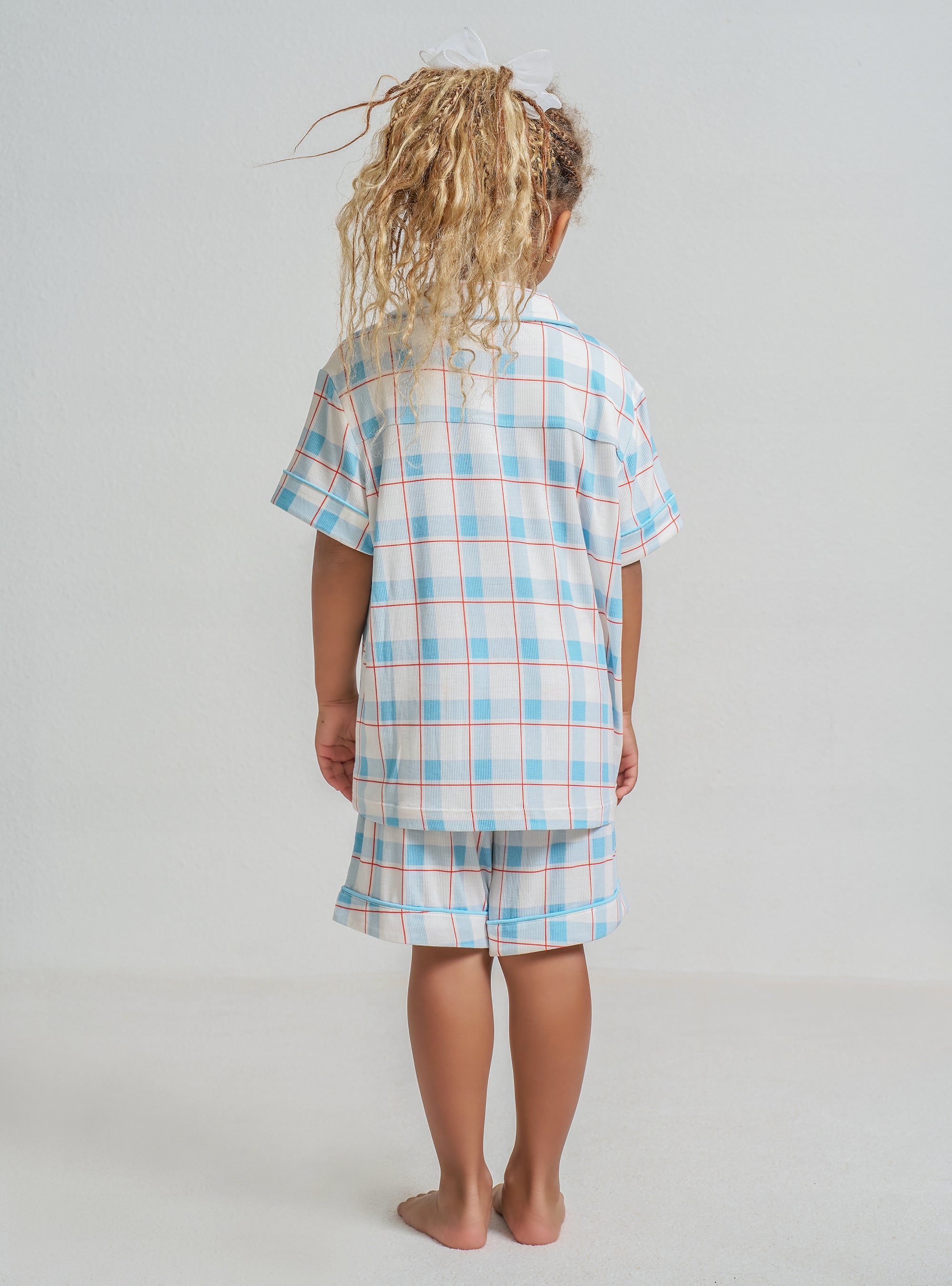 Kids' Shorts Button-Up Set