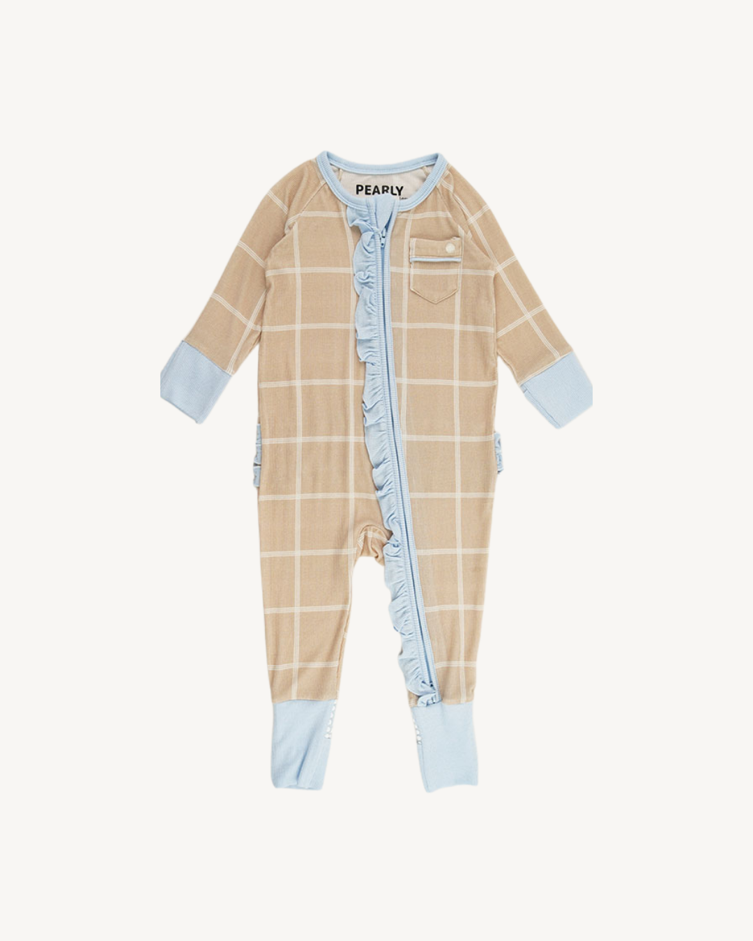 Zipper Romper with Ruffles