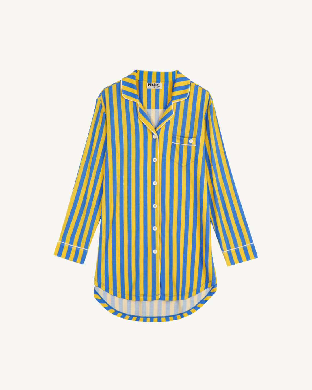 Long Button-Up Sleep Shirt