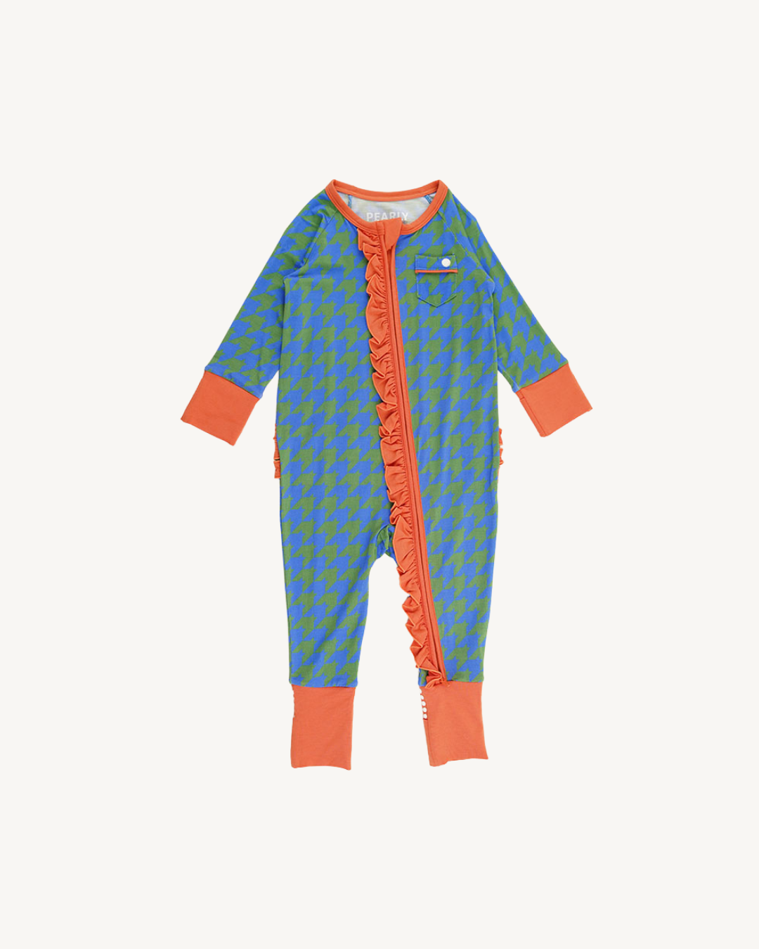 Zipper Romper with Ruffles