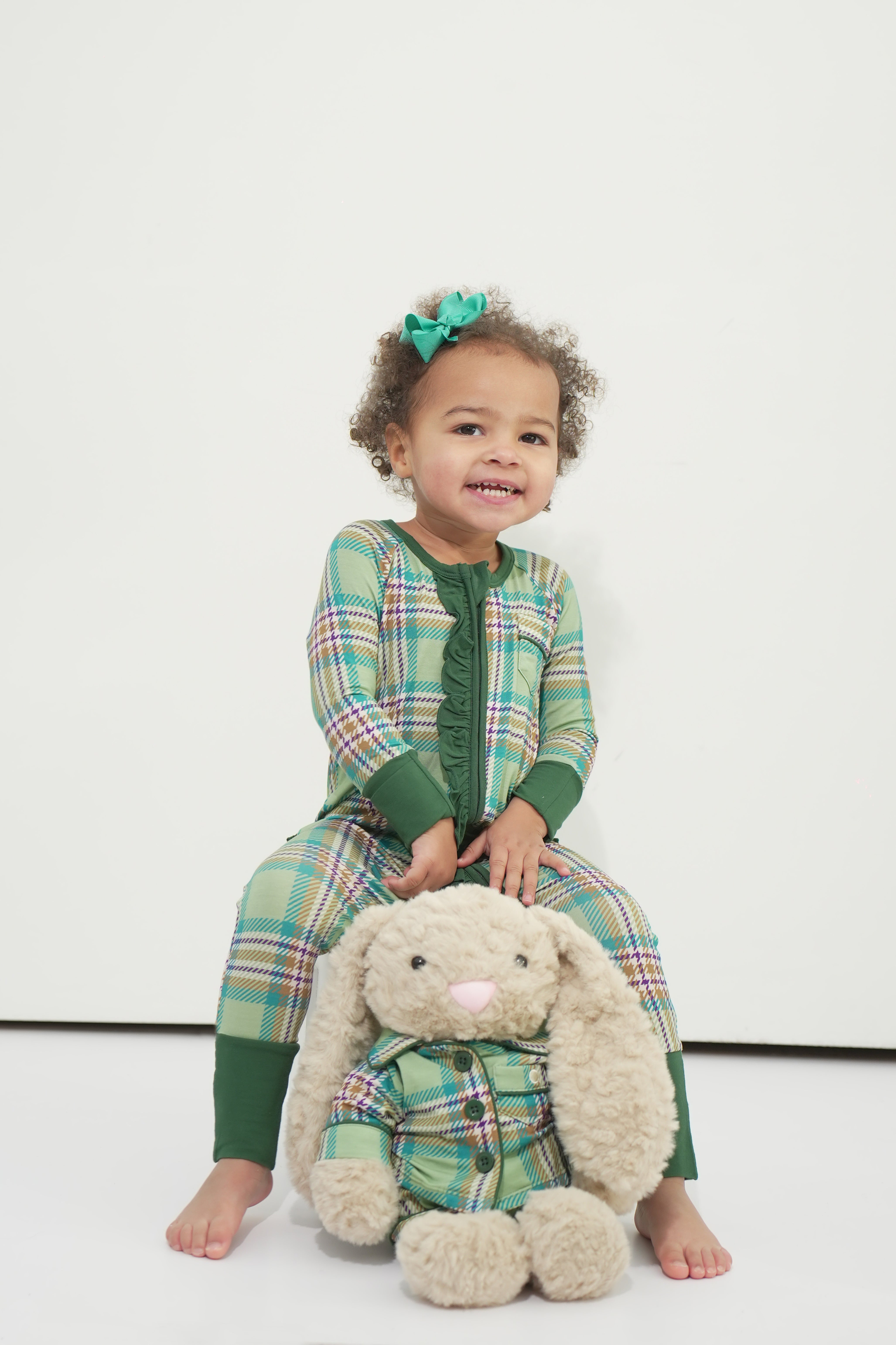 Zipper Romper with Ruffles