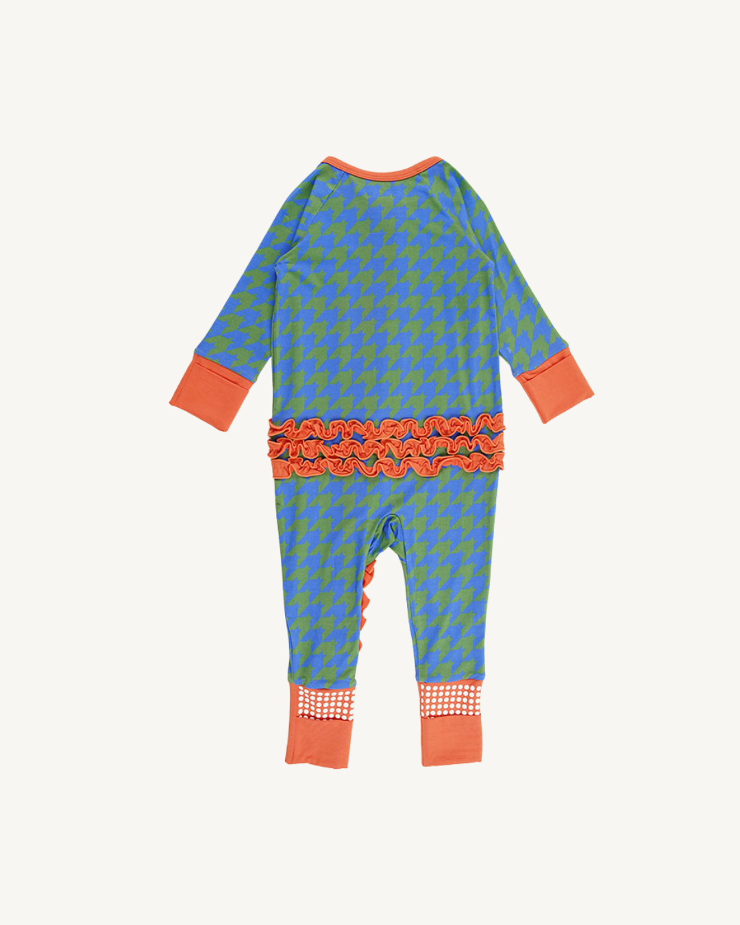 Zipper Romper with Ruffles