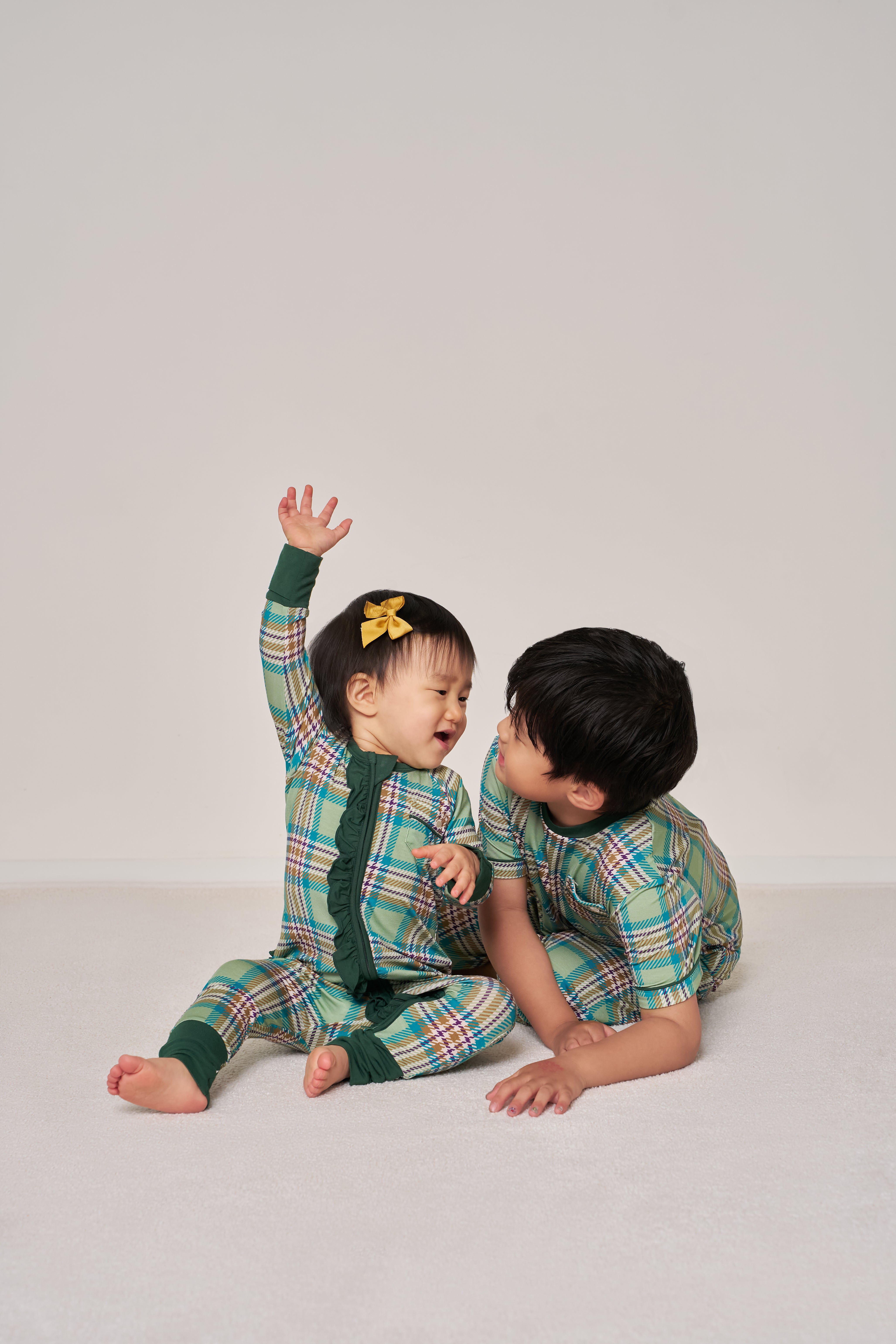 Zipper Romper with Ruffles