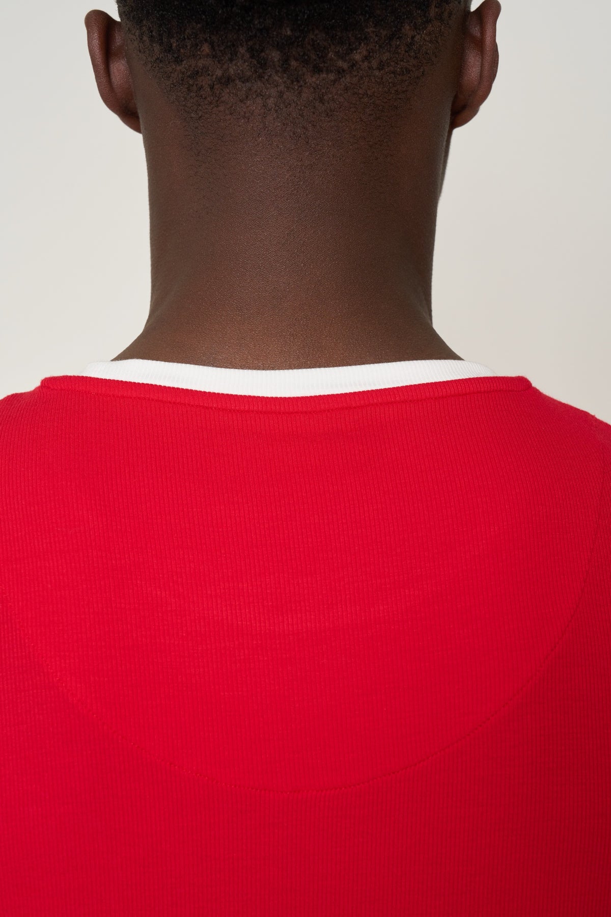 Pocket T-Shirt Set Christmas - Candy Cane Ribbed Bamboo