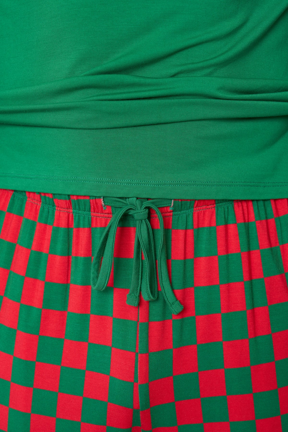 Pocket T-Shirt Set Christmas - Merry Checkmate TENCEL™ Modal